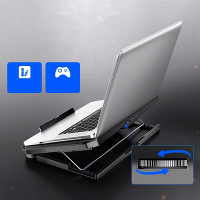 Ftohes per laptop Strado, i rregullueshem, 12-17", 2 ventilatore 120mm, i zi
