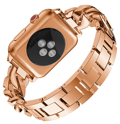 Rrip për orë të mençur 4wrist Apple Watch Rose Gold Pro, 42/44 mm