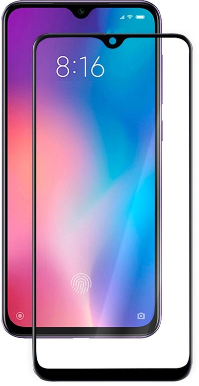 Xham mbrojtës Evelatus për Xiaomi Mi A3, 2.5D Full Cover, transparant