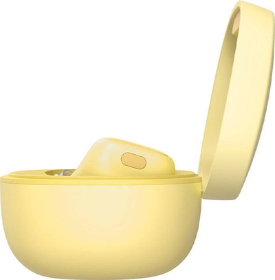 Kufje wireless Baseus WM01, TWS, Bluetooth 5.0, të verdha
