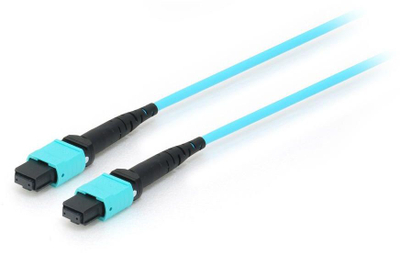Kabllo fiber optik Equip MTP MTP, Multimode OM4, 15m, e gjelbër