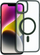 Kapak telefoni MagSafe për iPhone 14 Plus, silikon mat, gjysmë transparent, jeshil