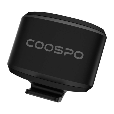 Sensor shpejtësie biçiklete Coospo BK9S, Bluetooth 5.0, ANT+, i zi
