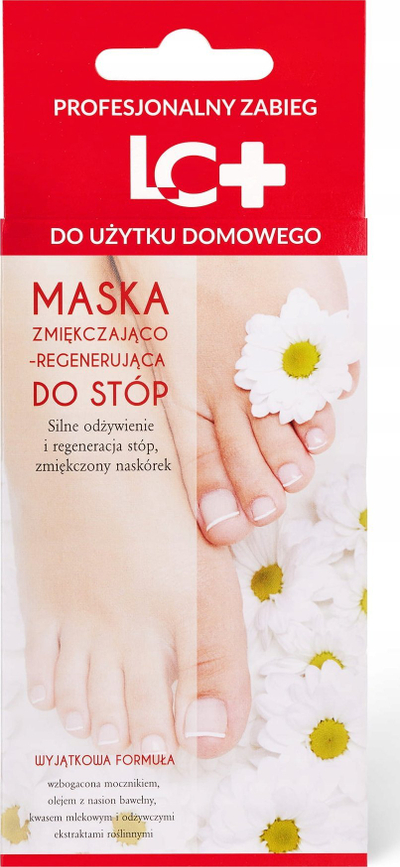 Maskë eksfoliuese për këmbë LC+, çorape 1 palë, që zbut dhe rigjeneron