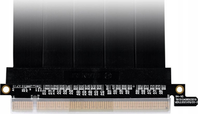 Kabllo riser PCIe Lian Li PW-PCIV-4-90X, PCIe 4.0 X16, 90 cm, e zezë