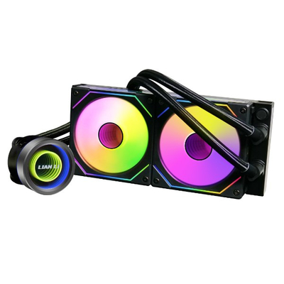 Ftohës uji për CPU Lian Li Galahad II Trinity SL-INF 240mm, ARGB, i zi