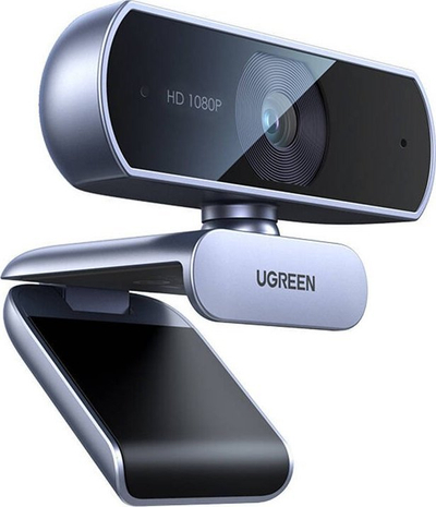 Webcam Ugreen CM678 15728, 1080P Full HD, mikrofon me heqje zhurmash, e zezë