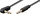Kabllo audio Microconnect AUDLL1A, 1m, 3.5mm AUX, e zezë