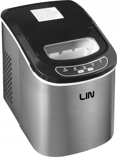 Makine akulli LIN ICE PRO S12, portative, ngjyrë argjendi