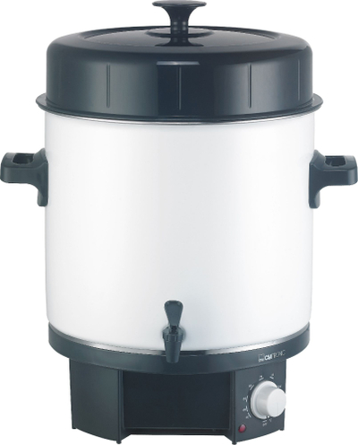 Tenxhere elektrike Clatronic (EKA 3338), 1800 W, 25 l, e bardhë