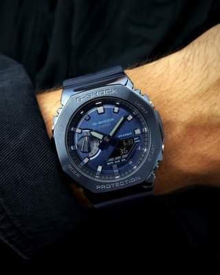 Orë për meshkuj Casio, e kaltër