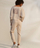 Tuta Roxy NEXT SET PANT, bezhë