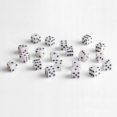 Set zare Q Workshop Full Pack D6 Pearl, 6 faqe, 20 copë, të bardha