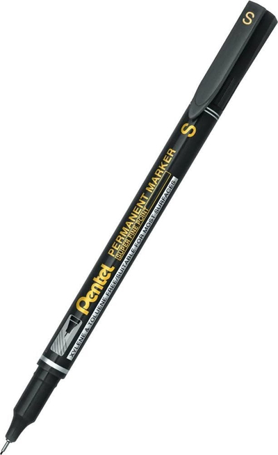 Markeri permanent Pentel NFS 410, majë 0.4mm, i zi