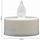 Set qirinj LED Ambience Light Tealights, 2 copë, me timer, të bardhë