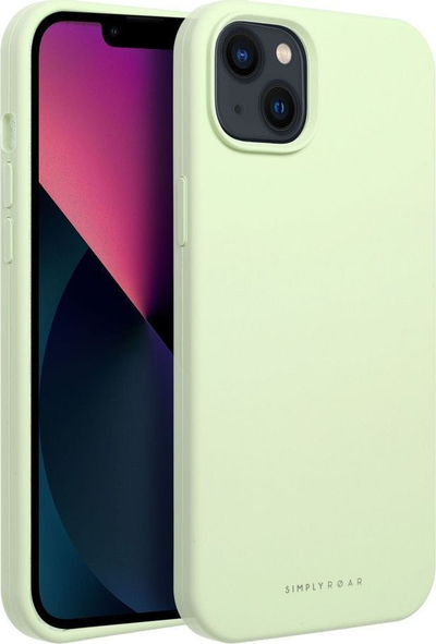 Mbështjellës telefoni Roar Cloud Skin për iPhone 13, silikon, jeshile e çelët