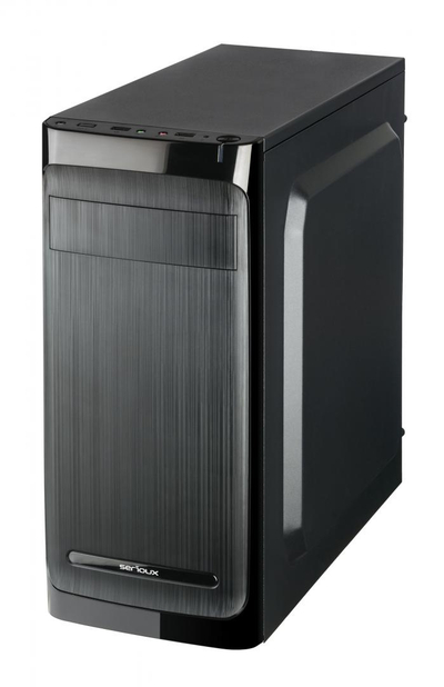 Kuti PC Serioux CLASSIC, Middle Tower ATX, pa furnizues energjie, e zezë