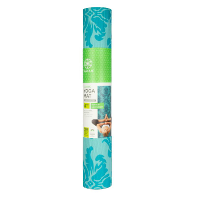Tapet yoga Gaiam Neo Baroque 58022, 4mm, PVC, ngjyrë turquoise