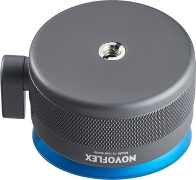 Kokë niveliuese tripodi Novoflex Magic-Balance, Ø60mm, 20° tilt, gri blu