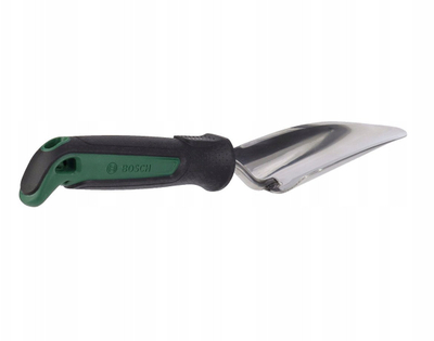 Lopat dore Bosch Garden Hand Trowel, çelik inoks, dorezë e rehatisme, jeshile