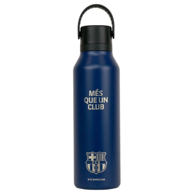 Shishe termike Runbott FC Barcelona, 600ml, çelik inox, blu navy