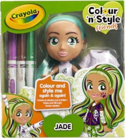 Fllamastera dhe kukull lodër Crayola, 3 copë - 1