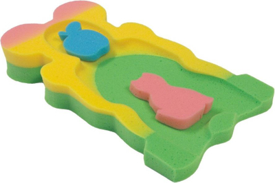Душек за бања за бебиња Badum Maxi Bath BD0007, за над 6 kg, сунѓер, многуобоен