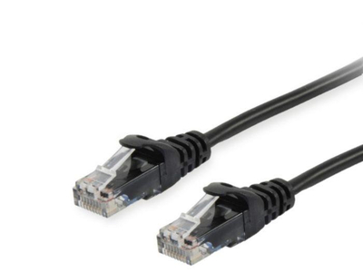 Kabllo rrjeti Equip Cat.6 UTP, 0.5m, e zezë