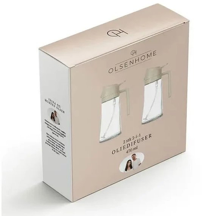 Dozator vaji Olsenhome OH, 470ml, set 2 copë, bezhë