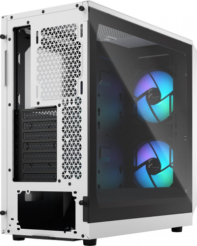 Kasë Fractal Design Focus 2 RGB, e bardhë, Midi Tower