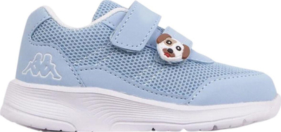 Atlete për kalamoj Kappa me shirit ngjitës, rrjetë që merr frymë, mbyllje me velcro, blu e çelët