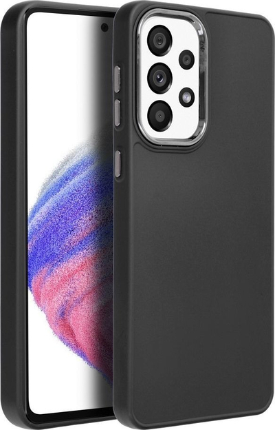 Maskë TPU për Samsung Galaxy A33 5G, me kornizë kamere, mat, e zezë