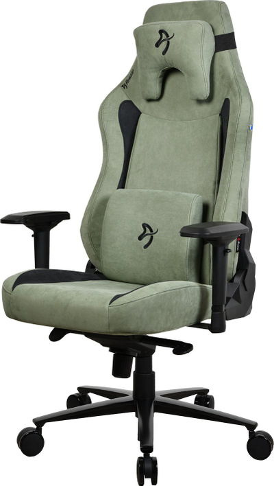 Karrige gaming Arozzi Vernazza XL, Supersoft kadife, ergonomike, jeshile