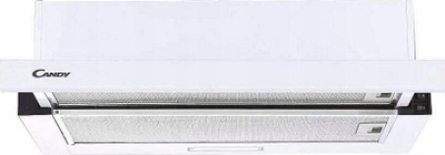 Kapak aspirimi Candy CBT625/2W/1, i integrum, me LED, i bardhë