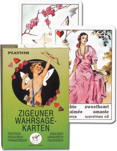 Letra falli Piatnik Gypsy Fortunes, 36 letra, udhëzues polonisht, shumëngjyrëshe