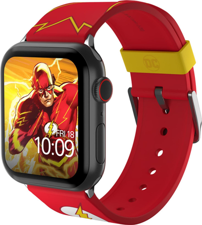 Rrip smartwatch DC The Flash Logo, silikon, universal, i kuq