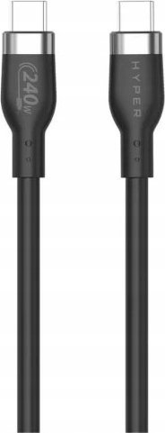 Kabllo USB C HYPER HyperJuice 240W, 2m, silikon, i zi