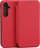 Etui libër Beline Book Magnetic për Samsung Galaxy A35 A356, magnetik, me xhep për karta, e kuqe