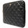 Futrollë notebook Guess PU Quilted Sleeve, 13/14", material PU, e zezë
