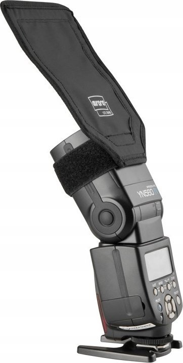 Difuzer flash Aurora Portaflex Quick Bounce, 13 x 17 cm, universal, i bardhë