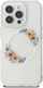 Futrollë Guess GUHMP16LHFWFCT për iPhone 16 Pro 6.3", MagSafe, e tejdukshme me lule