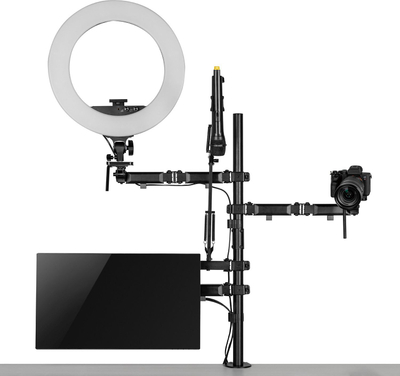 Mbajtëse tavoline për monitor NanoRS All In One Studio RS164, 17"-32", e zezë