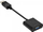 Kabllo adapter DisplayPort në VGA InLine Basic, 0.15m, e zezë
