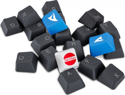Set keycaps Sharkoon SKILLER SAC20 S4, 62 copa, layout ANSI US, i zi