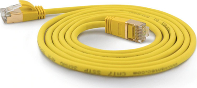 Kabllo rrjeti Wantec 7175, Cat6a S FTP, 2 m, e verdhë