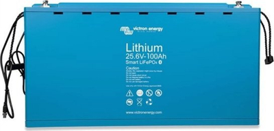 Bateri litiumi Victron Energy Smart LiFePO4 25.6V 100Ah, me Bluetooth, blu