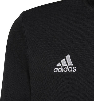 Bluzë sportive Adidas Entrada 22 Track Jr H57520, për kalamaj, me zinxhir, e zezë