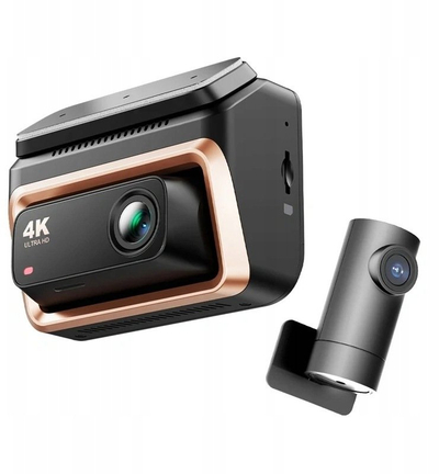 Kamerë për veturë DDPai Z60 Pro 2026, 4K, ekran 3", GPS, përpara dhe prapa