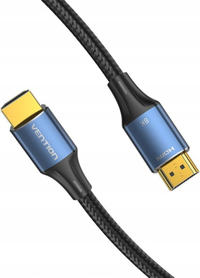 Kabllo HDMI Vention Cotton Braided, 8K, 2m, blu