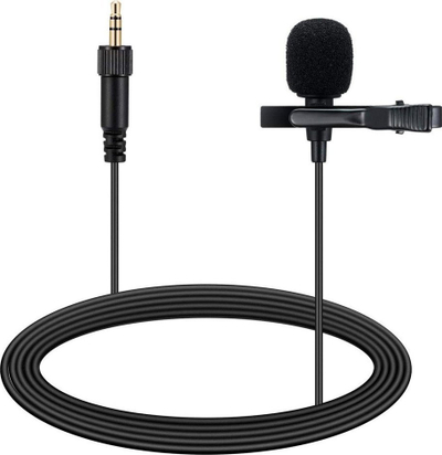 Mikrofon lavalier Godox LMS-12 AXL, omnidireksional, kabllo 120cm, i zi